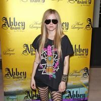 Avril Lavigne hosts a meet and greet at the Abbey Dawn